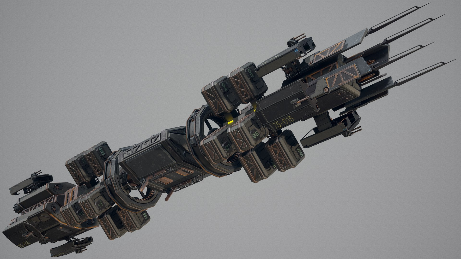 3D sci-fi freighter cargo spaceship model https://p.turbosquid.com/ts-thumb/Wb/VS4mDc/TW/screenshot012/png/1606912220/1920x1080/fit_q87/9c0e3835cf87519dfbee3c3c2817f5f5fd41e98f/screenshot012.jpg