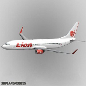 b737-900 lion airlines 737 3d model