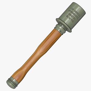 Stielhandgranate M-24 Grenade 3D model
