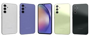 Samsung Galaxy A54 All Colors 3D