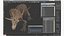 triceratops fossil walking pose 3D model