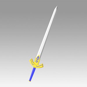 fate zero artoria 3D model