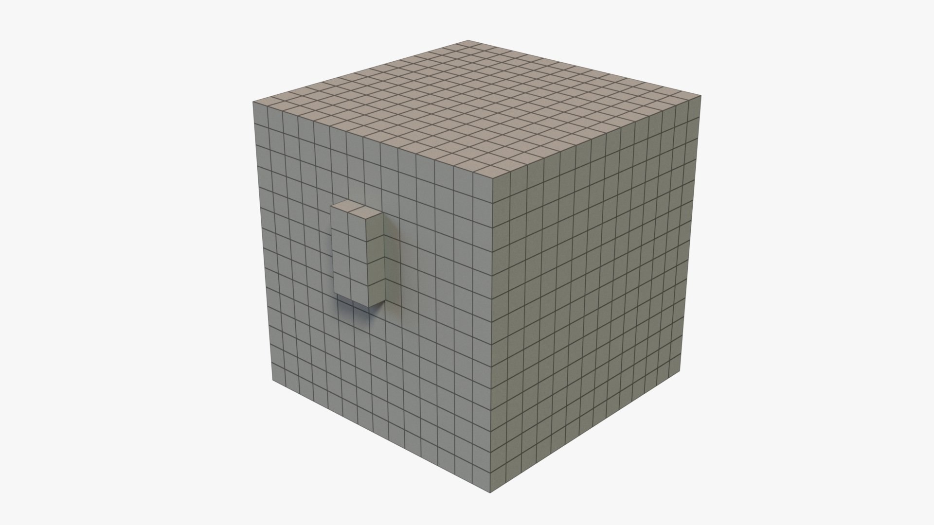 3D Minecraft Chest - TurboSquid 1934273