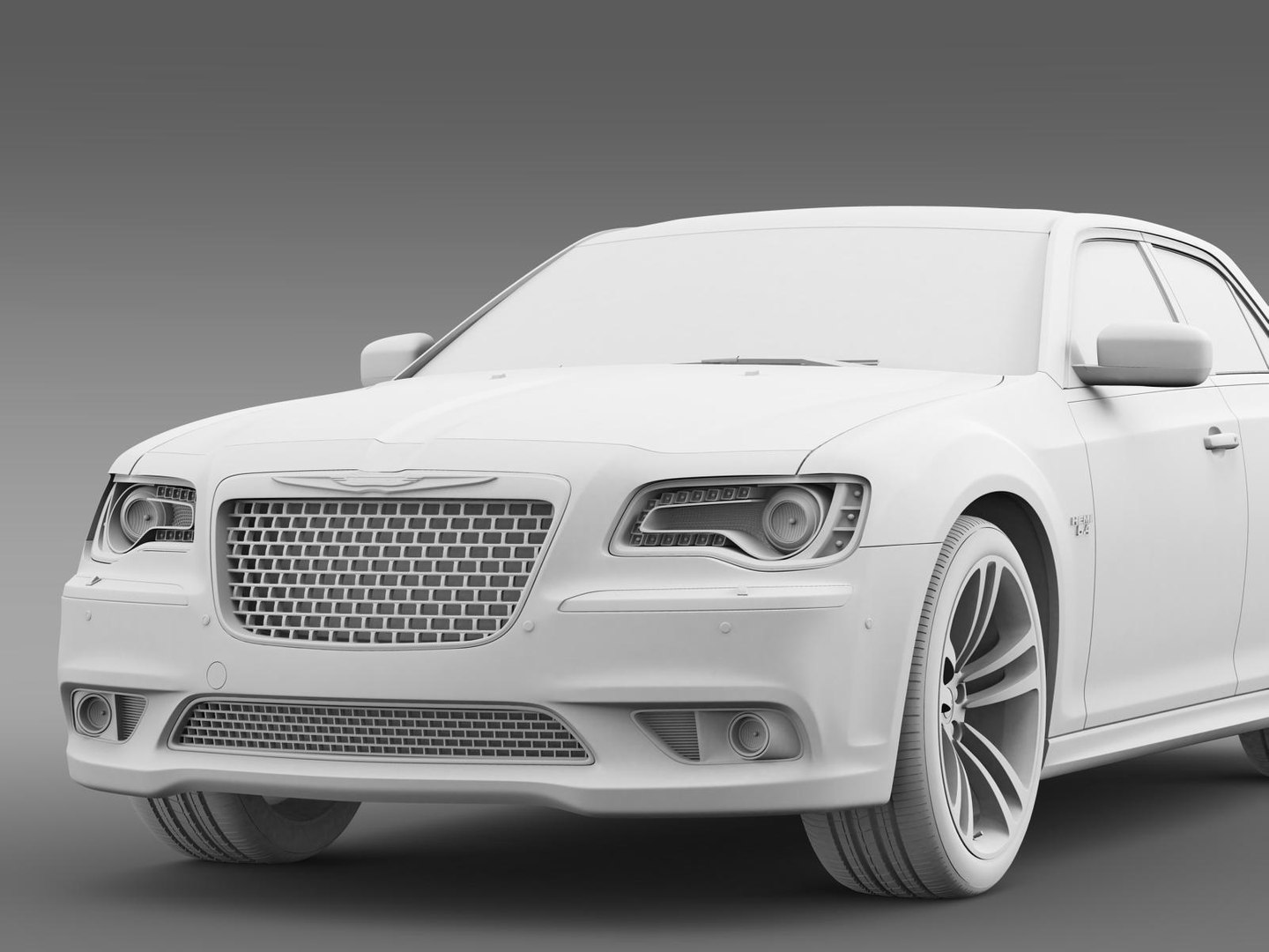 3d Model Chrysler 300 Srt8 Core