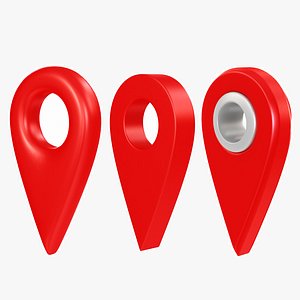 Map Marker Pin Collection model