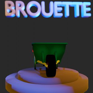 Brouette 3D model
