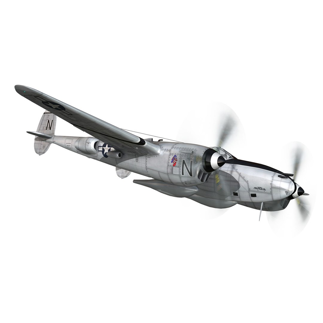 3d Model Lockheed Lightning - Wishful