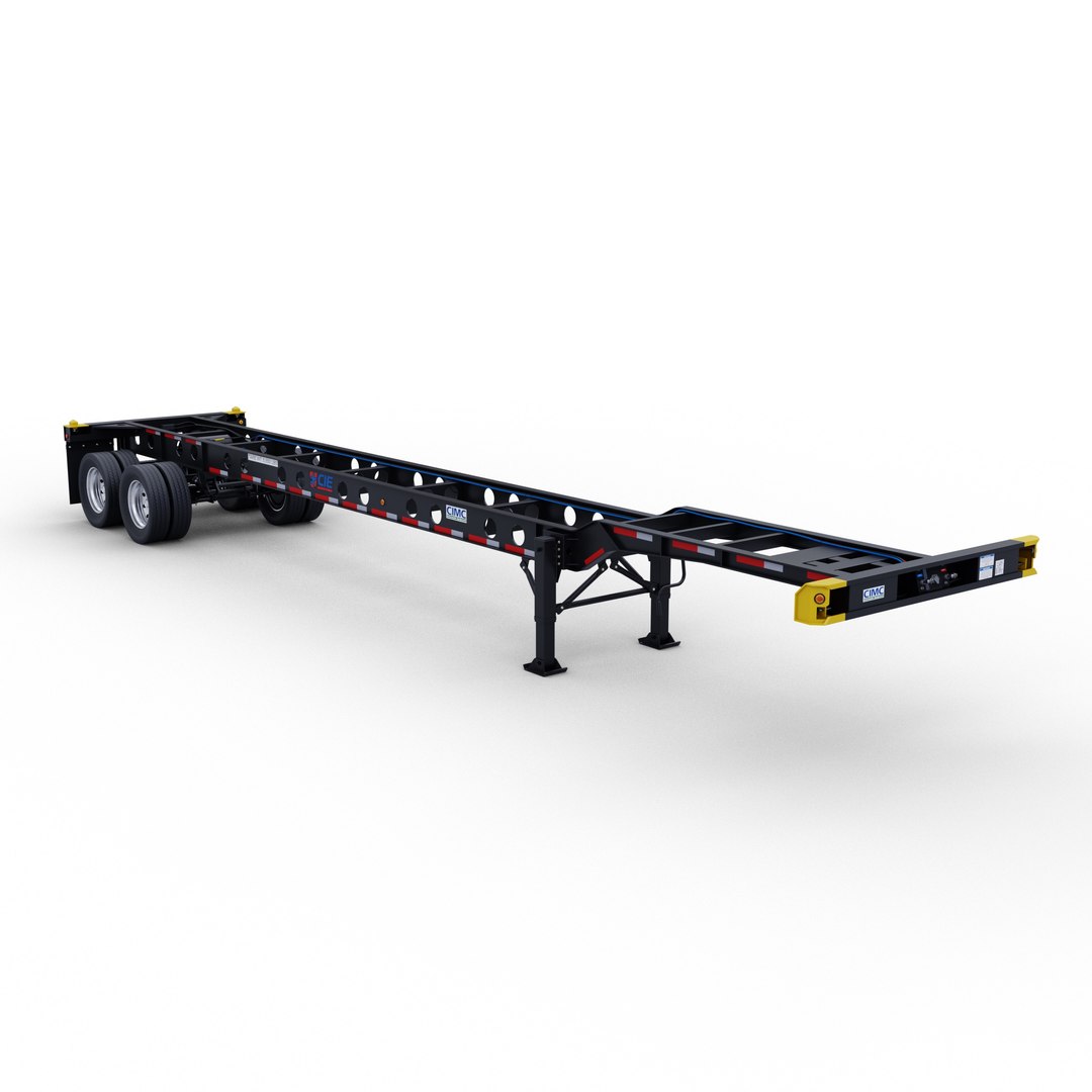 3D Model CIE 40 Gooseneck Lightweight Chassis - TurboSquid 1716008