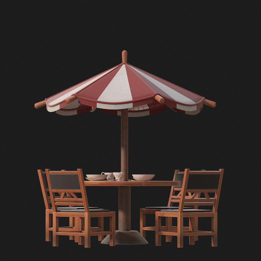 Table Chairs Model - TurboSquid 1427963