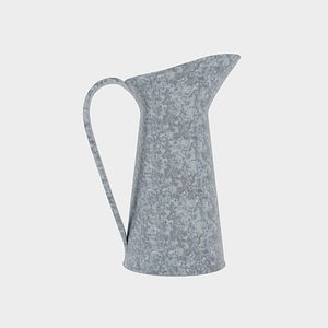 Galvanized Metal Pitcher