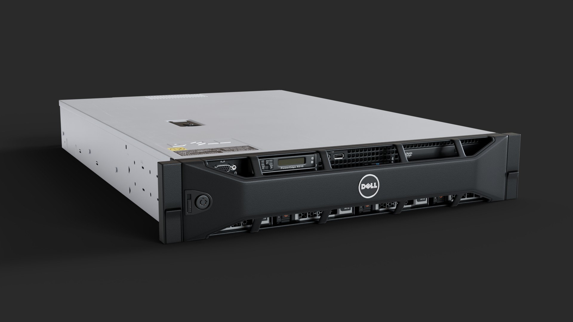 3D Model Dell PowerEdge R510 Server - TurboSquid 2442819