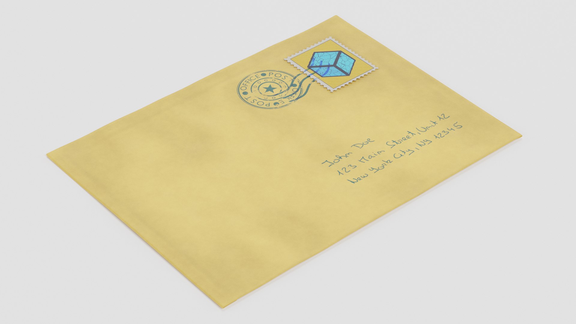 Envelope used model - TurboSquid 1692602