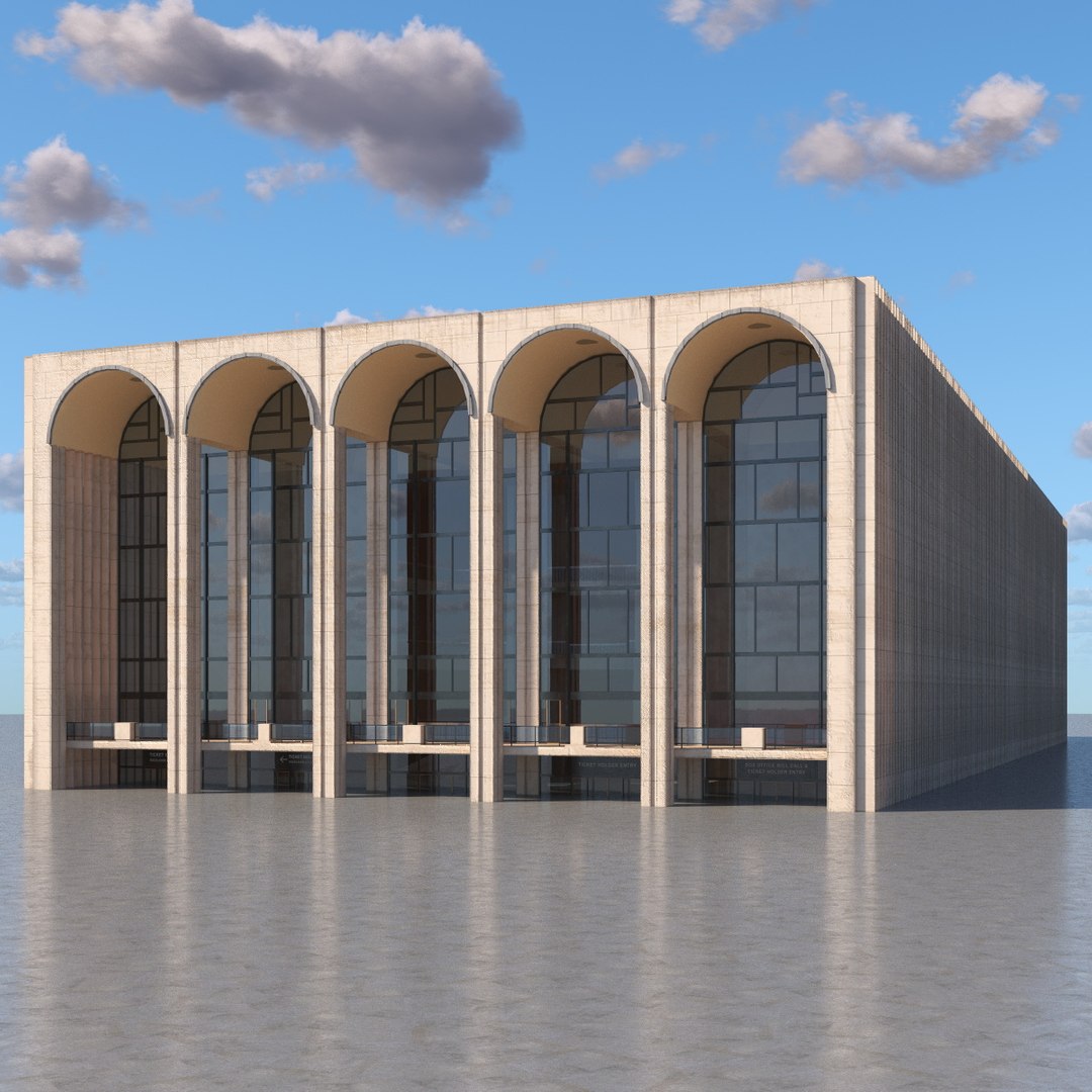 Metropolitan Opera House 3D model preview