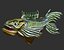 Fish Concept Design Scolpisci e Polypaint ZBrush ZTL File