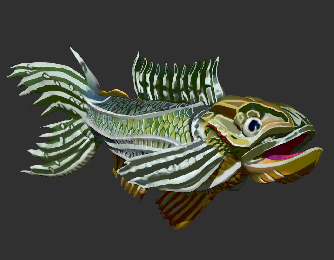 3D model fish concept design sculpt https://p.turbosquid.com/ts-thumb/Wc/CnrY1a/fM/fish4/jpg/1614709645/1920x1080/fit_q87/31dfc3757d4234d36b4c3494bddc03ae52f63b7b/fish4.jpg