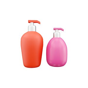 spray bottles icon model