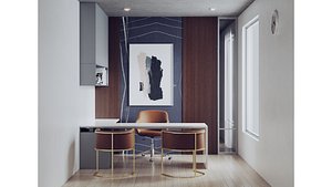 3D Home Office space