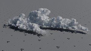 VDB Cumulonimbus Cloud Field 2 3D model