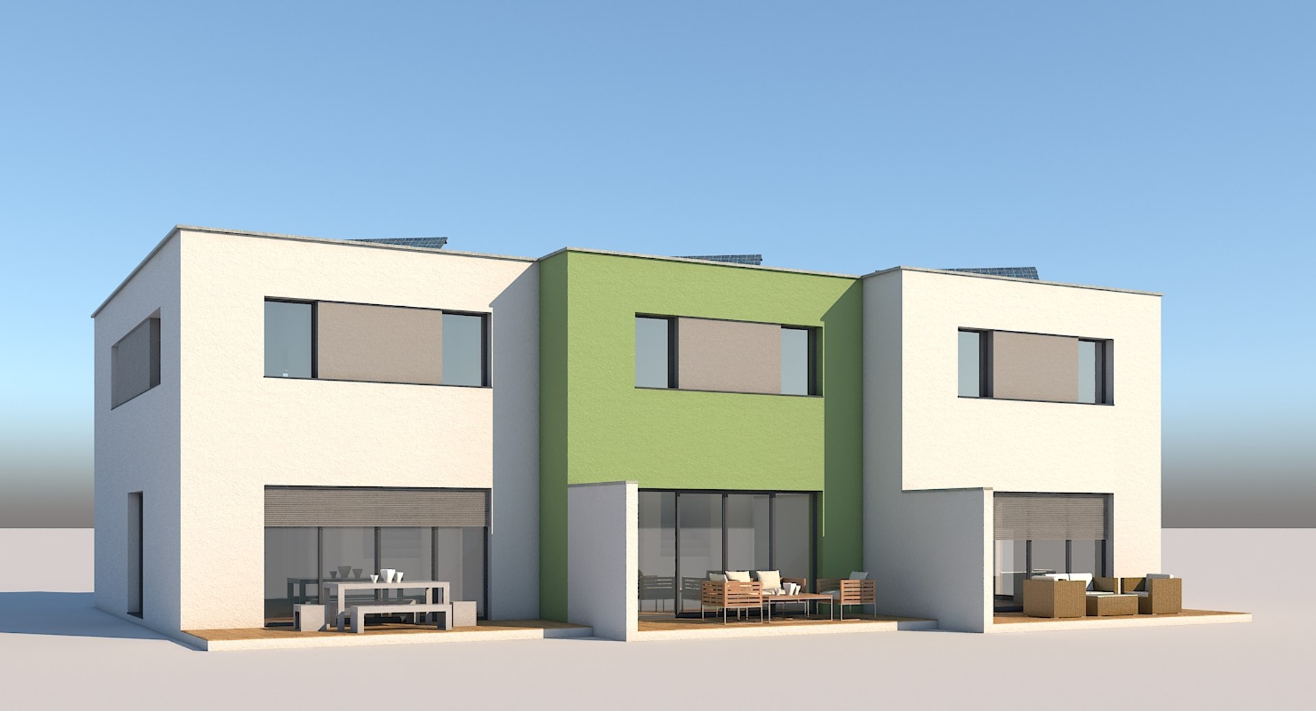 3D Contemporary House Model - TurboSquid 1404797