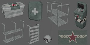 crate units 3D model
