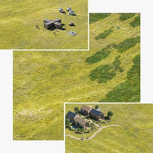 Seamless Meadow Terrain PBR Material - 15K - 8K - 4K - 2K