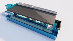 gold mining shaker table 3D Model