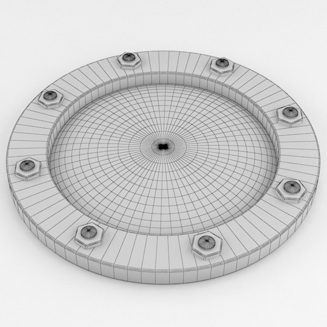 Riveted Metal 3d Model