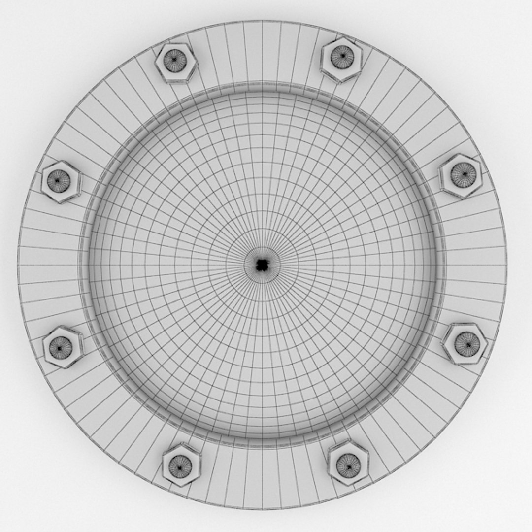 Riveted Metal 3d Model