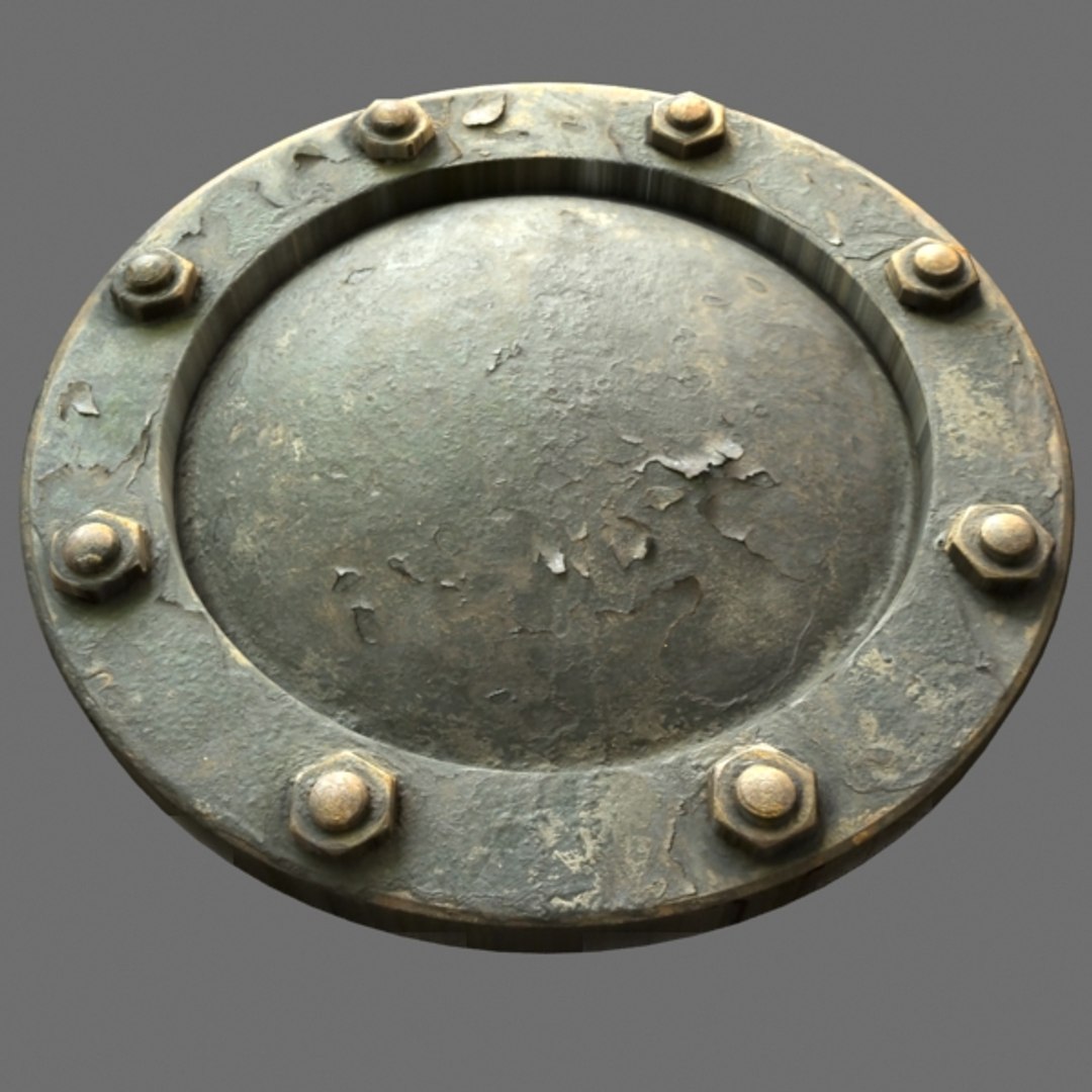 Riveted Metal 3d Model