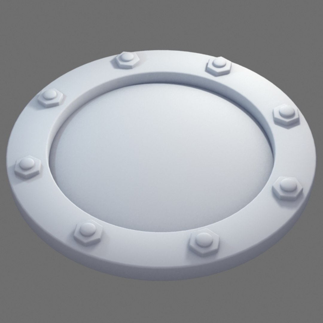Riveted Metal 3d Model