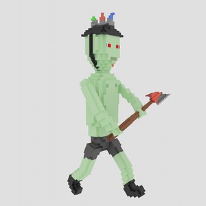 zombie 3D model