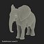 baby elephant 3d model