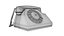 Telefono vintage rosso