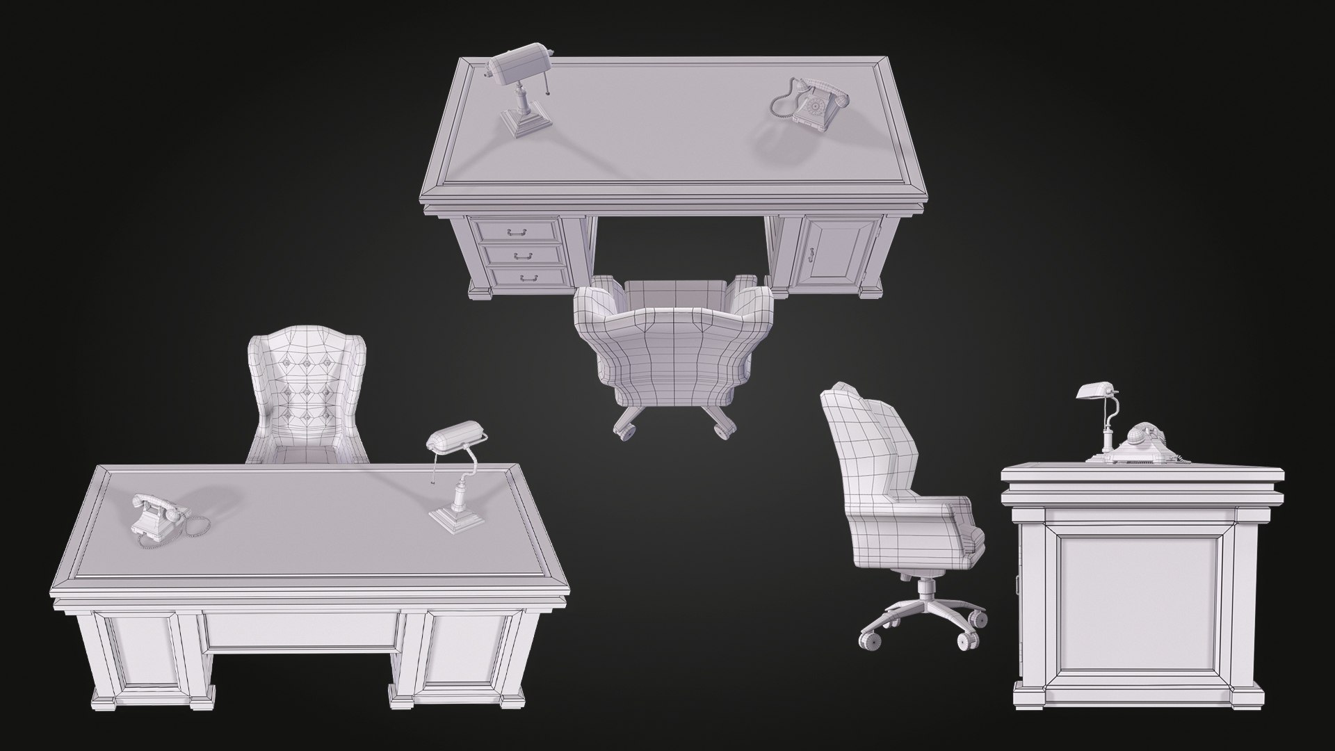 3D Elegant Desk https://p.turbosquid.com/ts-thumb/Wc/bQ6ljs/Vm/img_10/jpg/1745506427/1920x1080/fit_q87/7787de36161d0ed475e42da6455a3817515b8c53/img_10.jpg