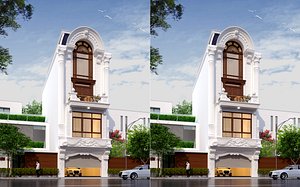 3D Townhouse  Classic model