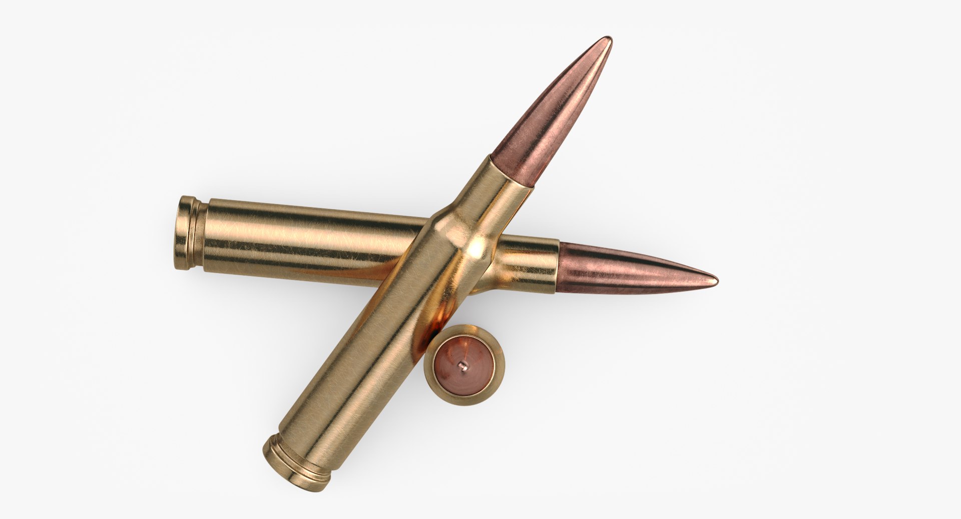 3d Bullet Rifle Model