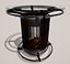 MJB  DESIGN GAS FIRE HEATER TABLE