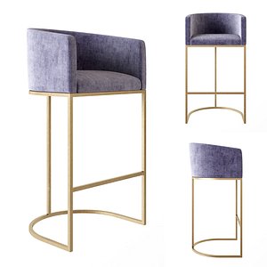 bar chair rooma liana 3D model