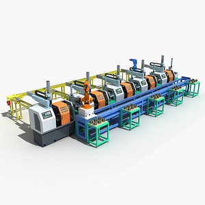 3D machine automation production line