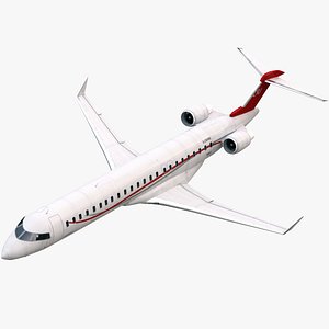 bombardier airplane 3ds