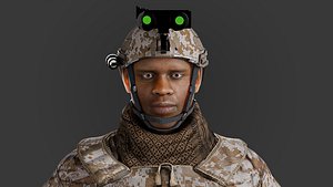 Jabari UN Soldier Rigged