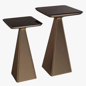 Holly Hunt Goblet Table bronze 3D model