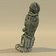 Ancienne Statue Idole Sadhu // Haut et Bas Poly