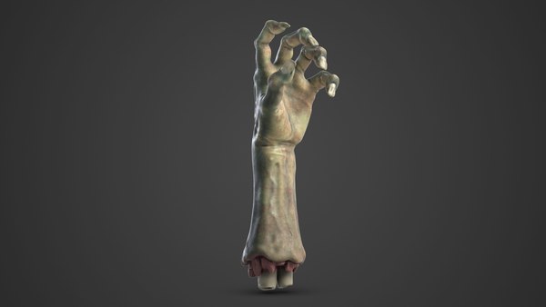 Кровавая рука зомби - украшение на Хэллоуин