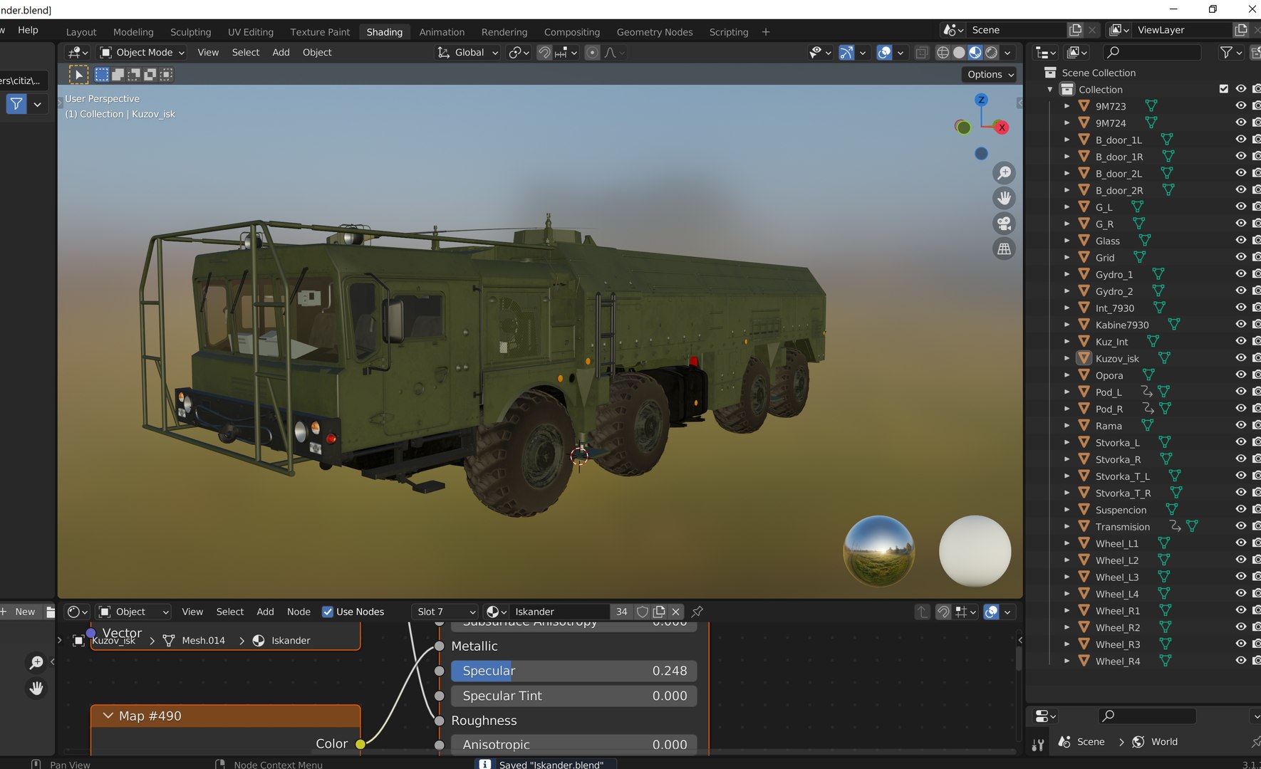 3D Iskander-m model https://p.turbosquid.com/ts-thumb/Wc/uZ8D1b/0R/blender/jpg/1782818758/1920x1080/fit_q87/b6a7d7794517651ac1c525cfffab2f01ab32656b/blender.jpg