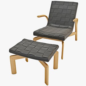 3d lounge chair minotti pasmore model