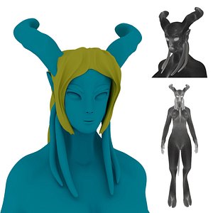 Fantasy Draenei Creature