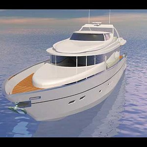 3d boat tempest model