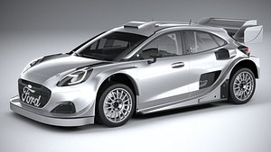 Ford Puma M-Sport Hybrid Rally1 2022 3D model