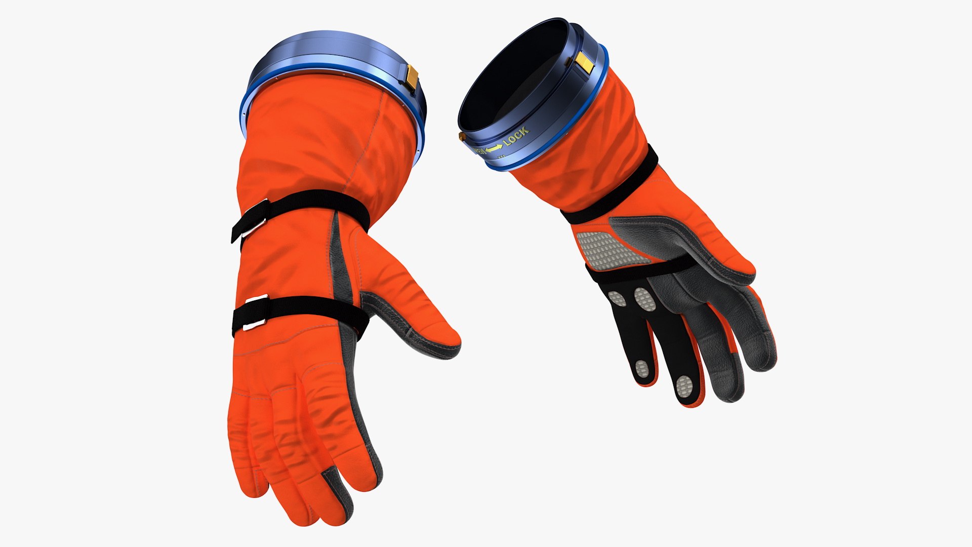 3D ocss spacesuit gloves space model - TurboSquid 1567116